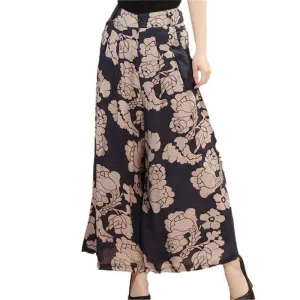 6 colors, Wide Leg Pant, Flower Capri Skirt Trousers