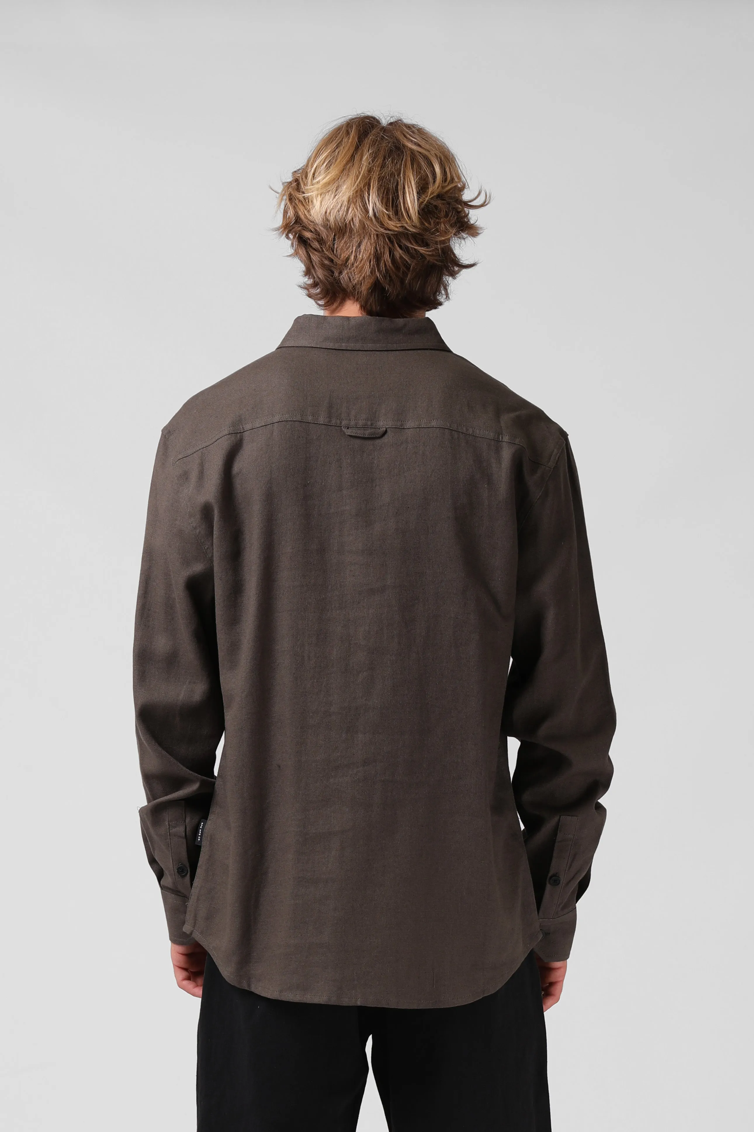 Baller L/S Shirt - Olive Taupe