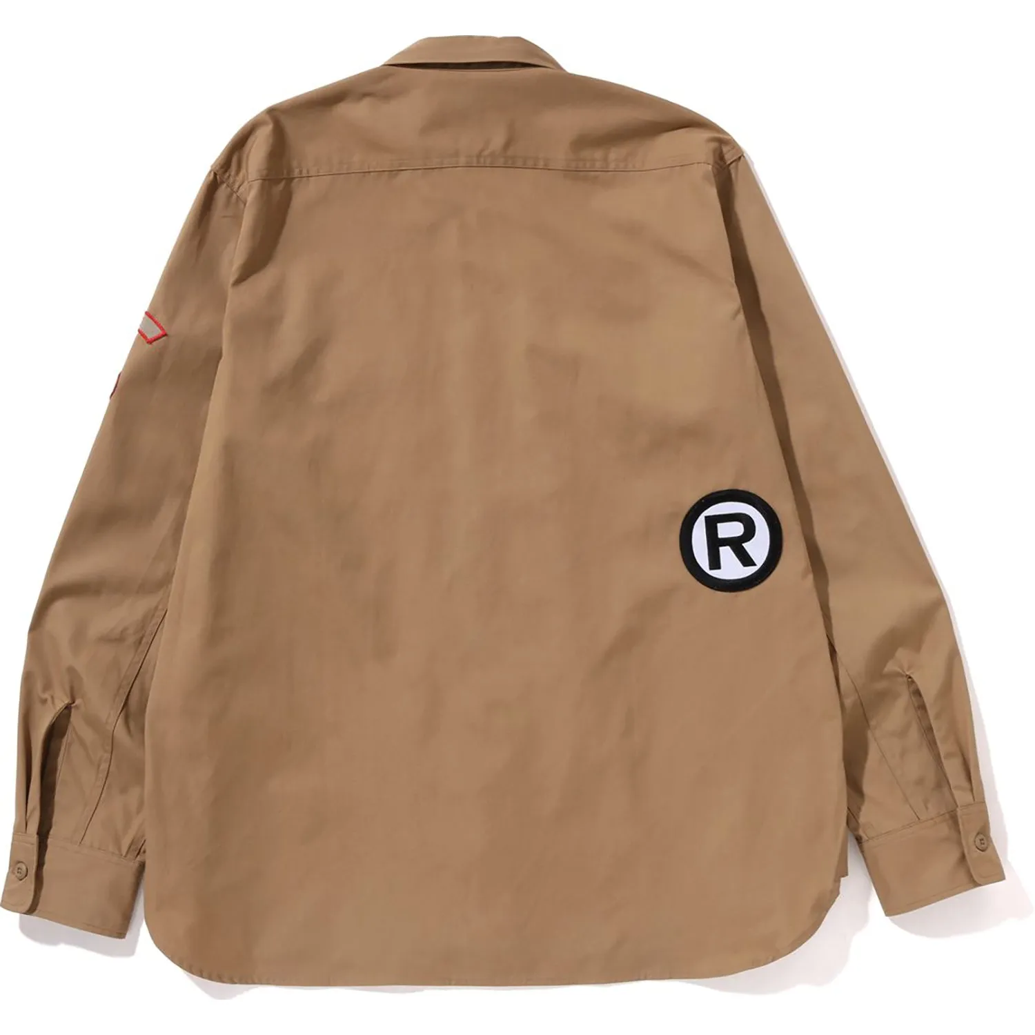 BAPE RELAXED FIT BOYSCOUT SHIRT MENS