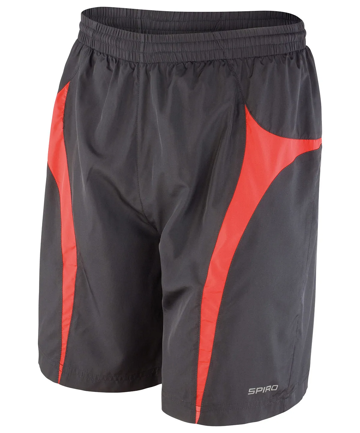 Black/Red - Spiro micro-lite team shorts