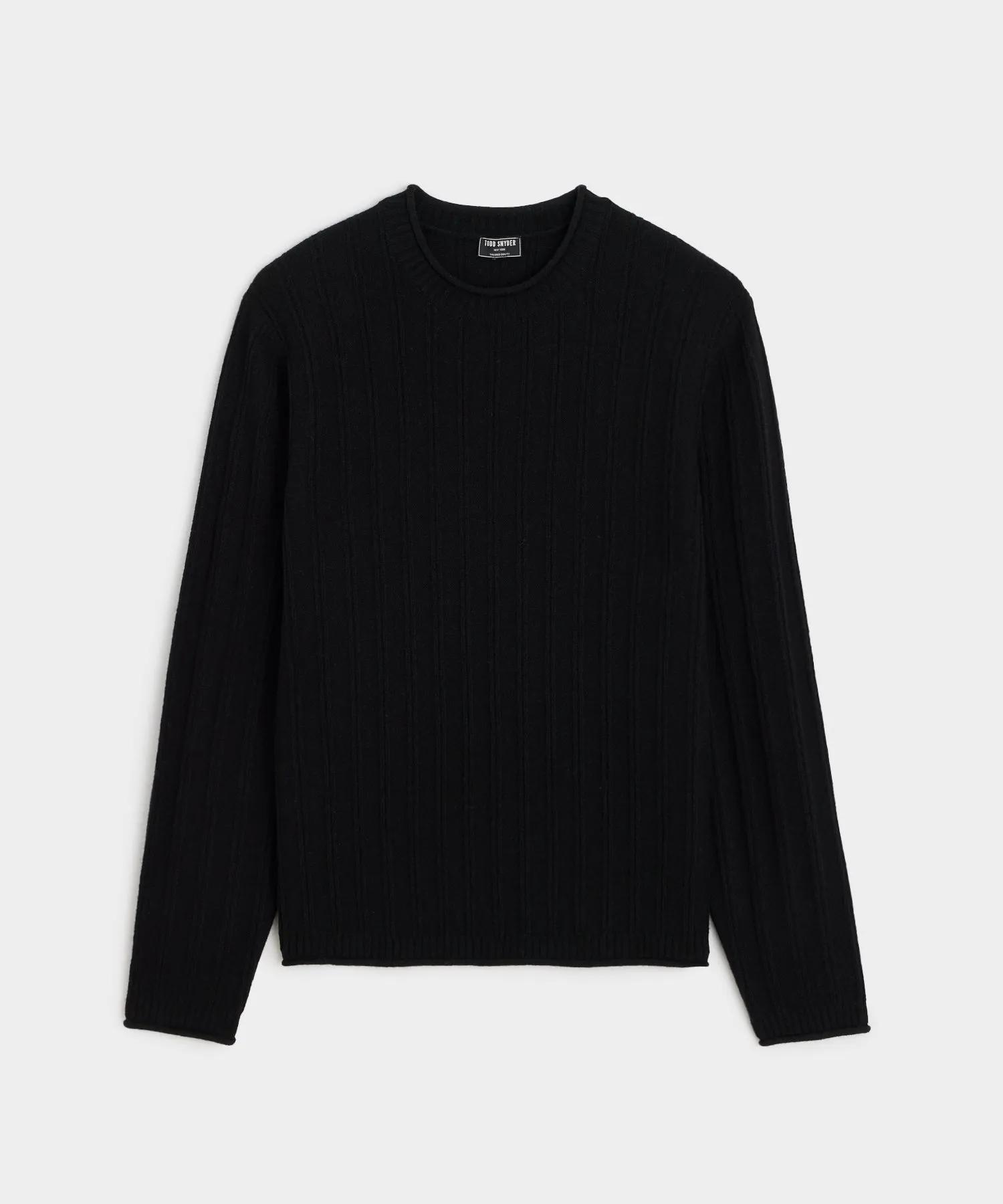 Channel Crewneck in Black