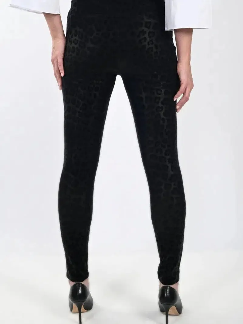 Charcoal Animal Print Frank Lyman Pants 233811U