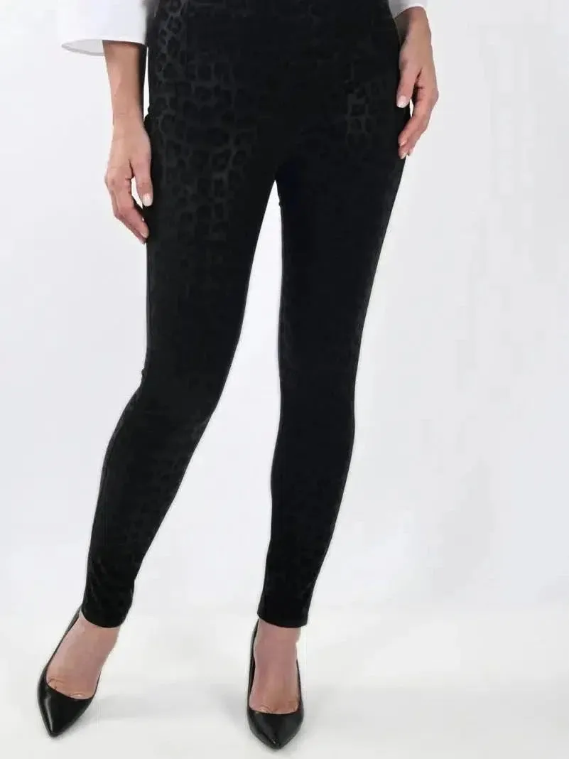 Charcoal Animal Print Frank Lyman Pants 233811U