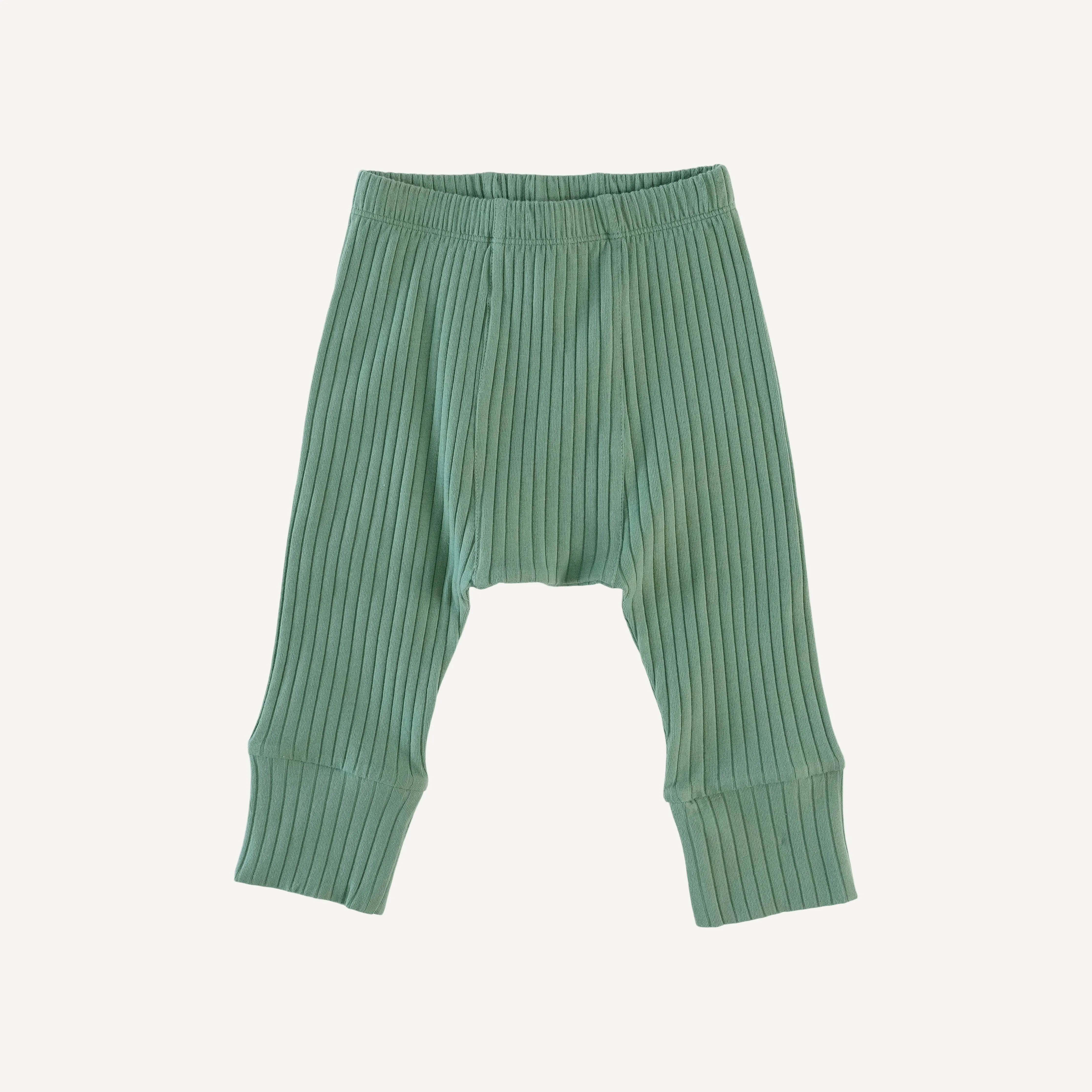 classic panda pant | hedge | organic cotton wide rib