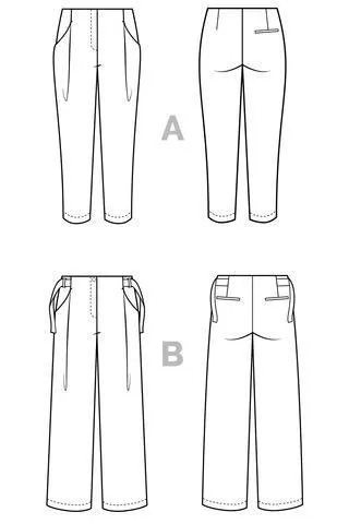 Closet Core Patterns : Mitchell Trousers