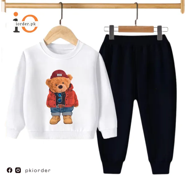 Cute Bear Kids Sweatshirt & Pant