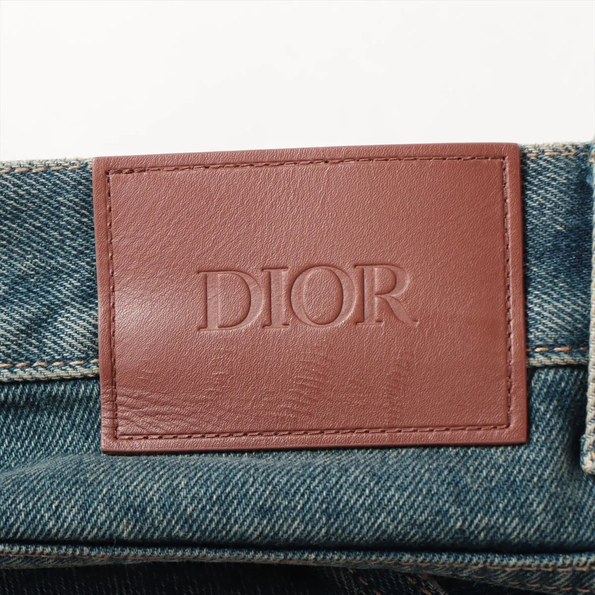 Dior Cotton Denim Pants Blue