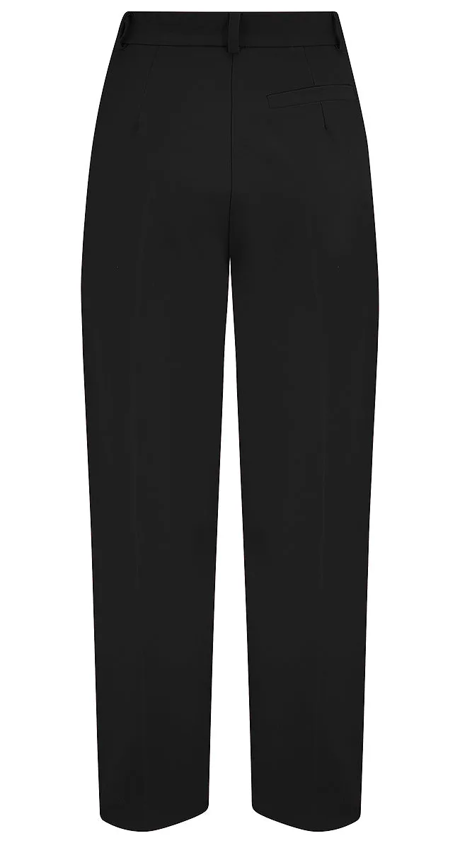 Dorothy Tapered Trousers in Black