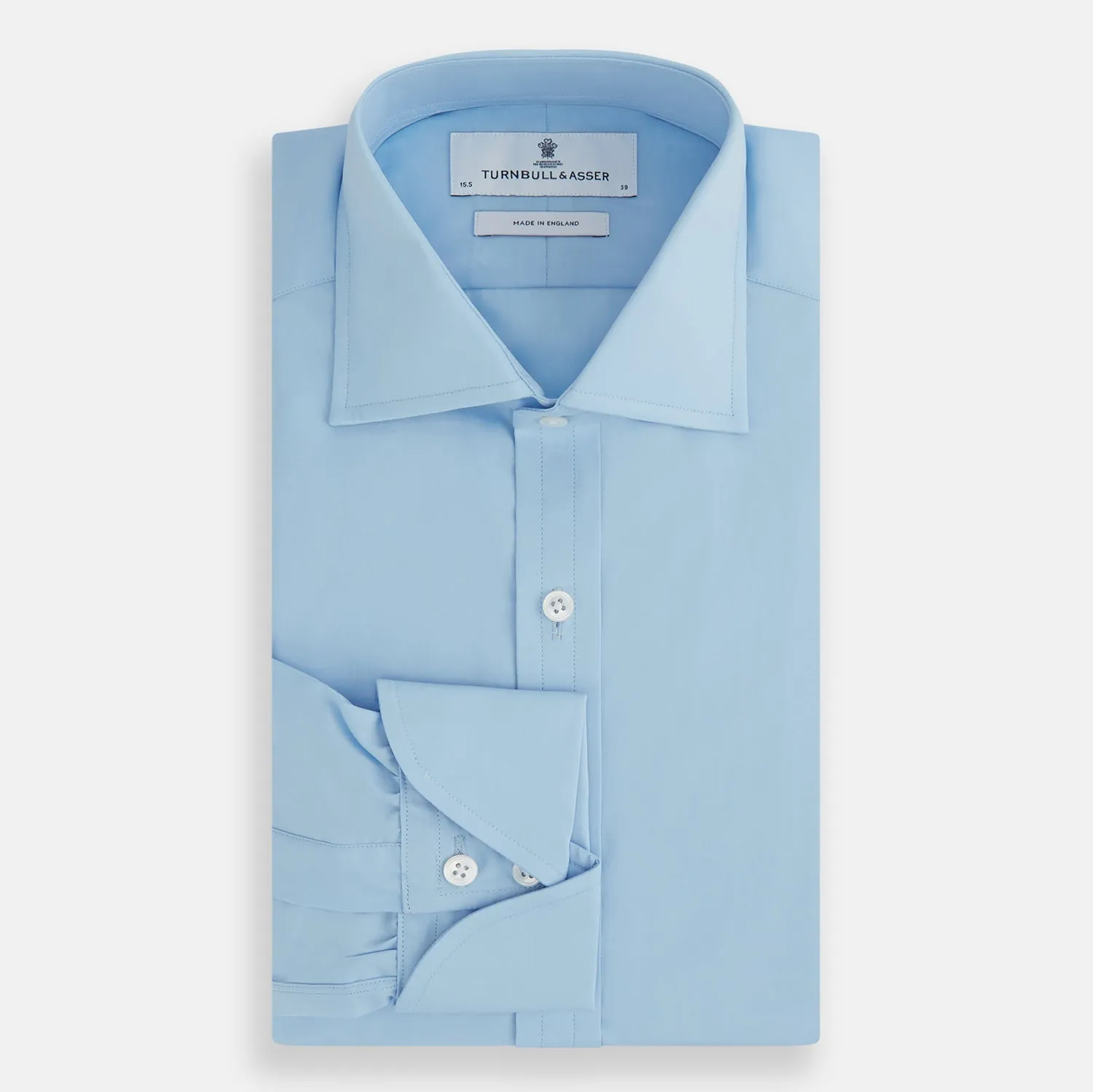 Dr. No Blue Cotton Shirt With Cocktail Cuff As Seen On James Bond