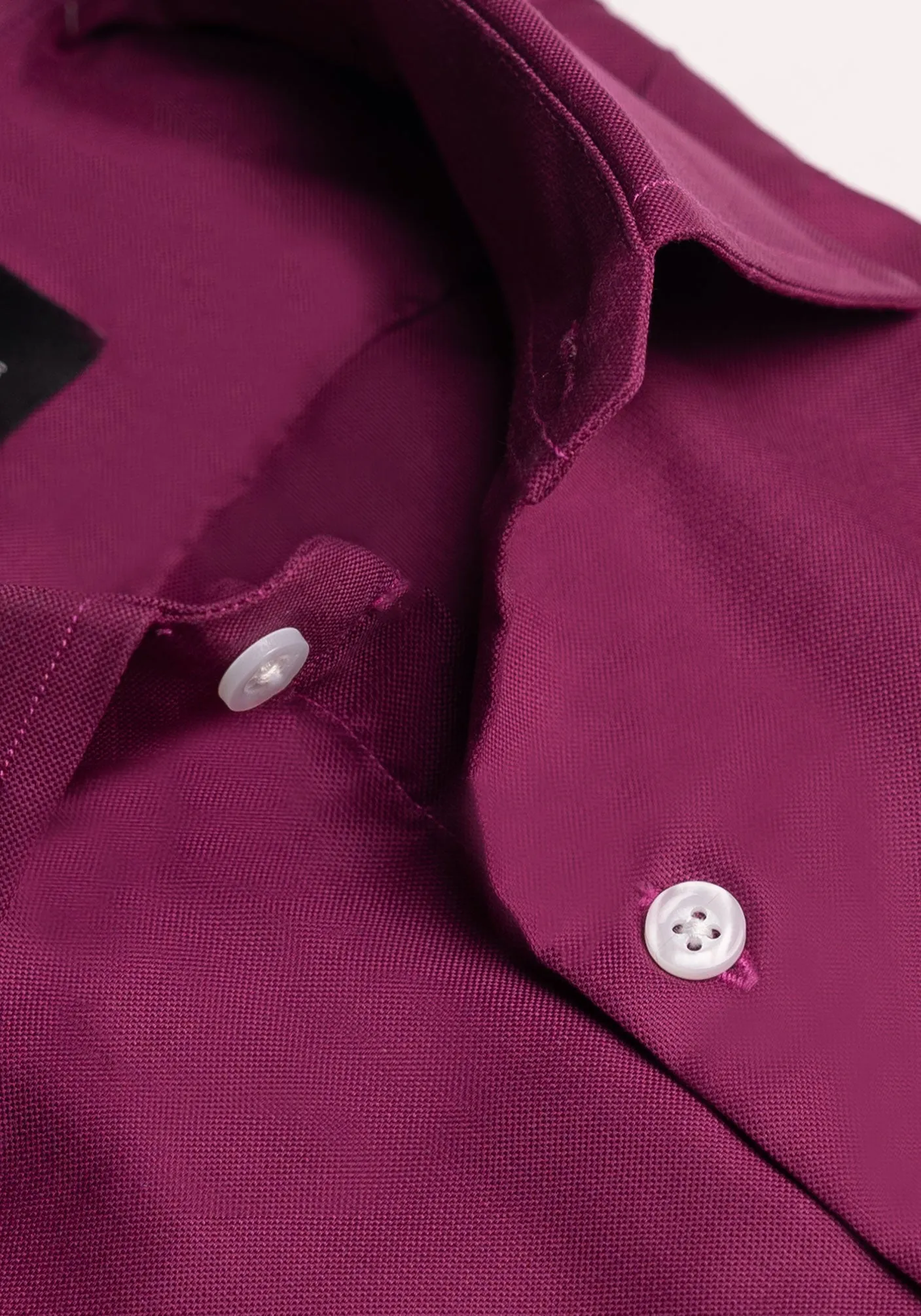 Egyptian Deep Magenta Crisp Pinpoint Shirt - Wrinkle Resistant