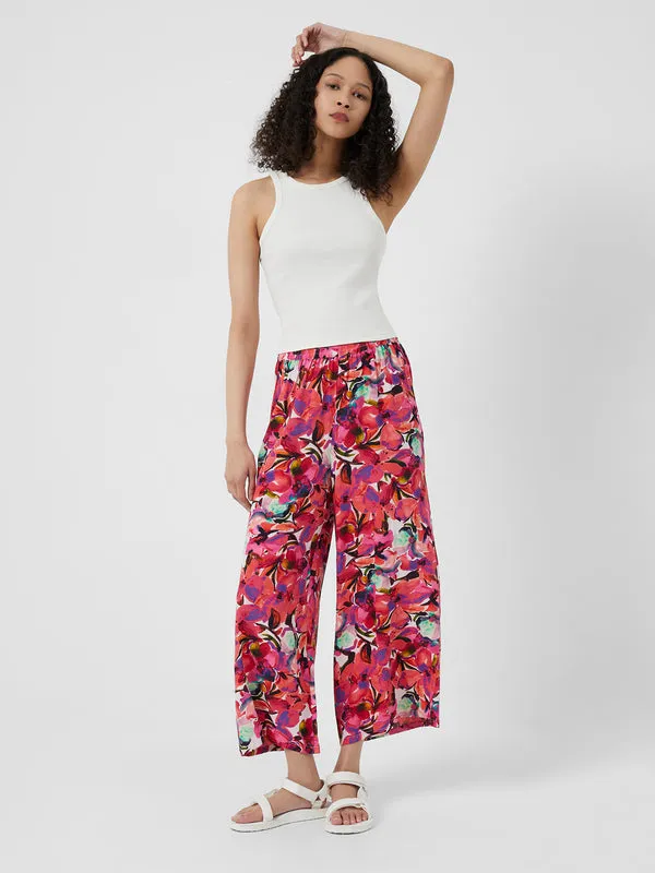 French Connection ADELPHIE DELPHINE WIDE-LEG CULOTTE TROUSERS 74SND