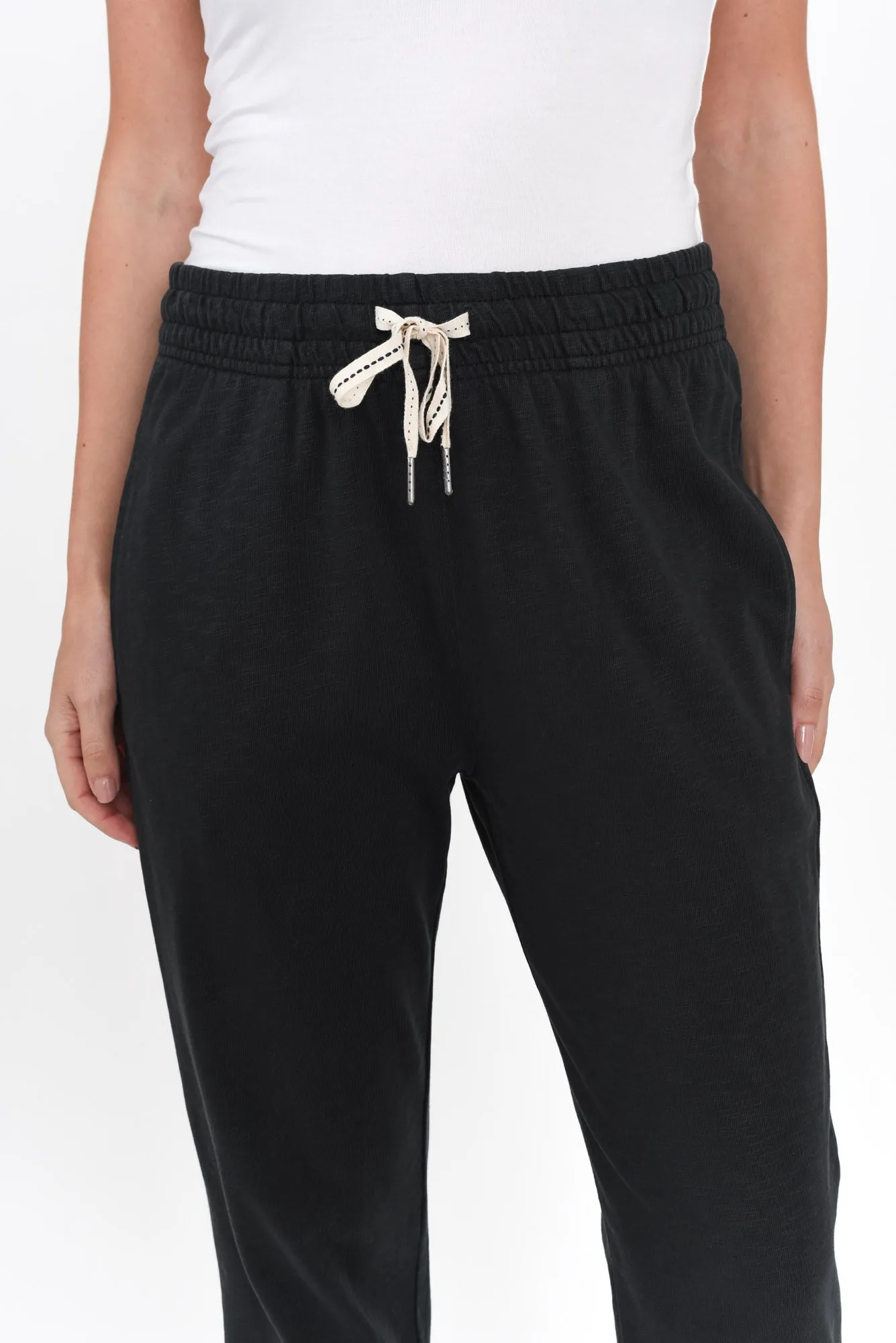 Fundamental Brunch Black Cotton Pants