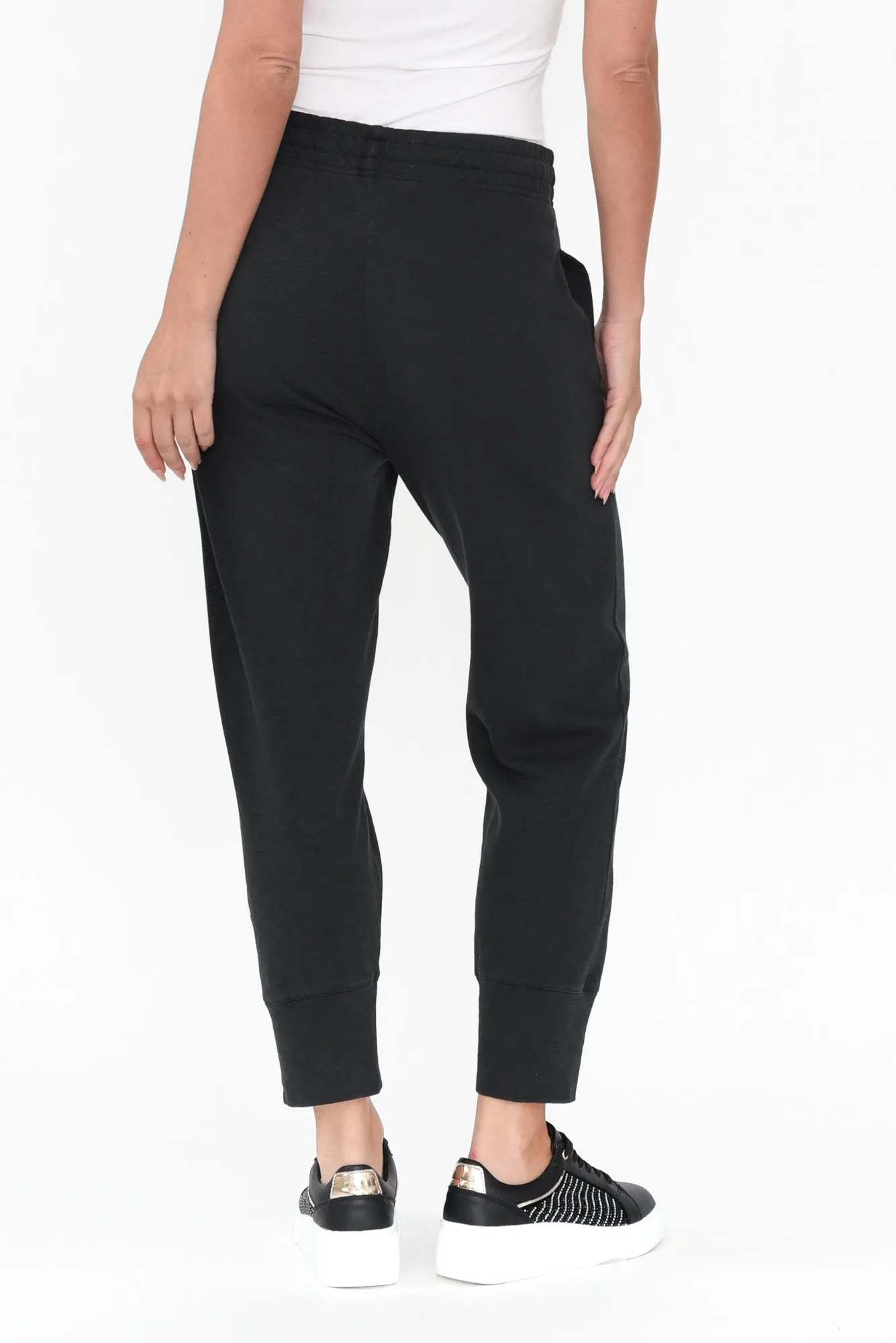 Fundamental Brunch Black Cotton Pants