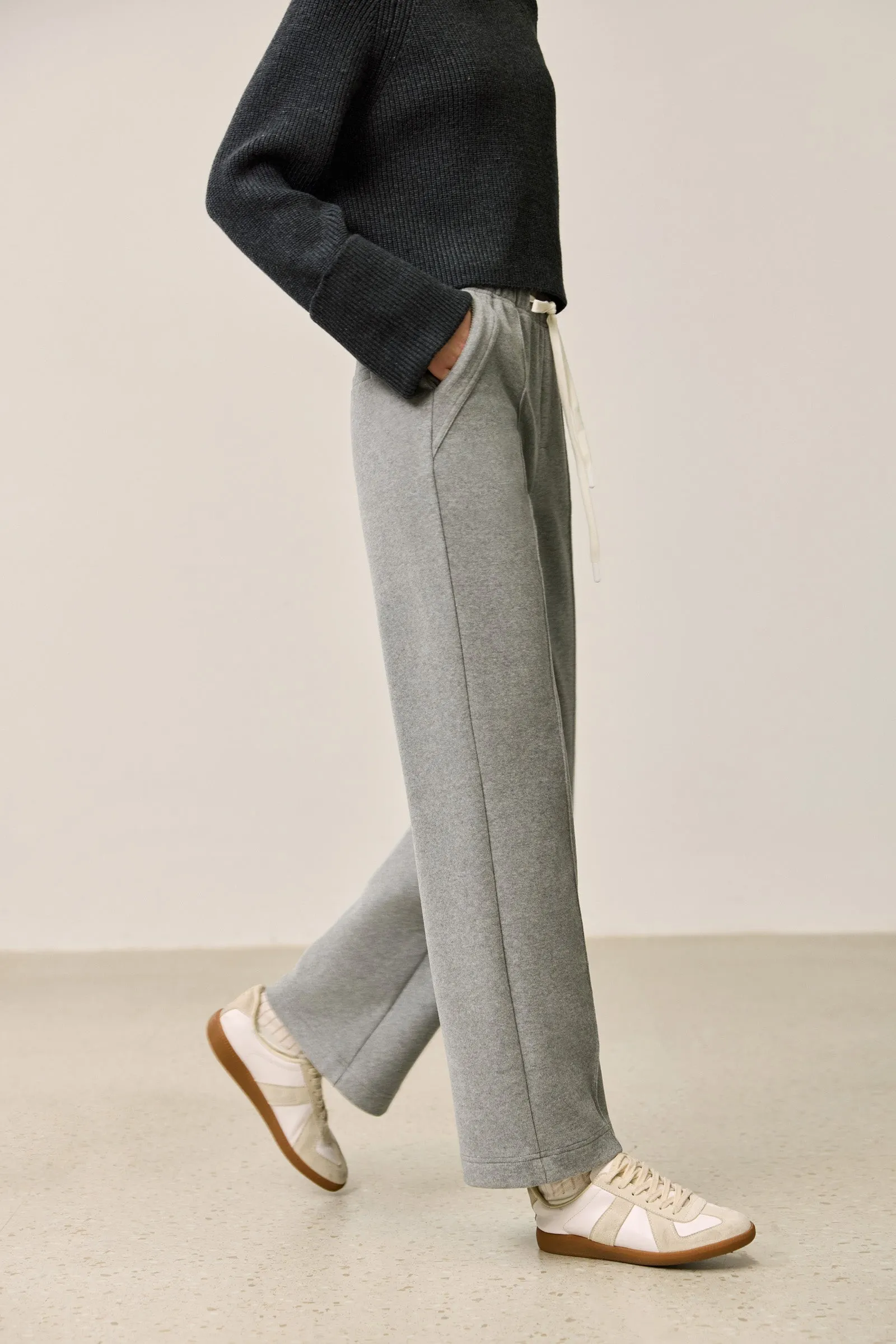 LILY Relaxed Drawstring Wide Leg Pants