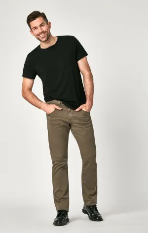 MATT RELAXED STRAIGHT LEG IN DUSTY OLIVE TWILL