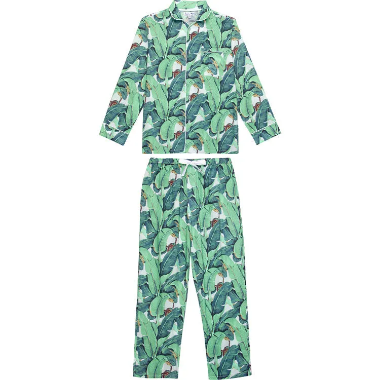 Men's Martinique® Banana Leaf Shirt   Pj Pant Set