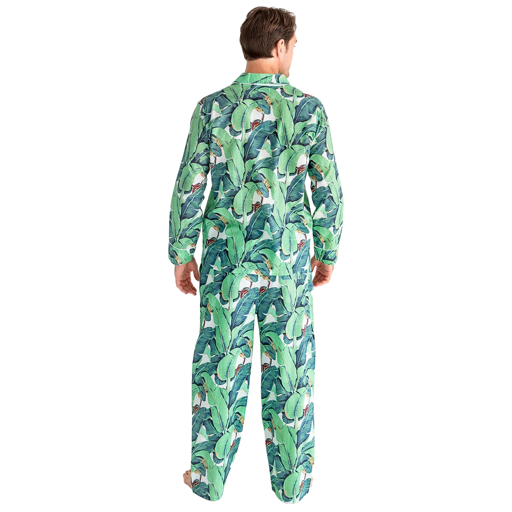 Men's Martinique® Banana Leaf Shirt   Pj Pant Set