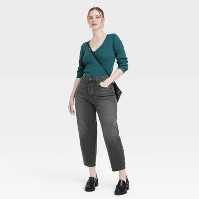 New - Universal Thread Women's Super-High-Rise Tapered Balloon Jeans