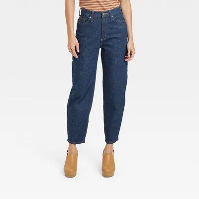 New - Universal Thread Women's Super-High-Rise Tapered Balloon Jeans