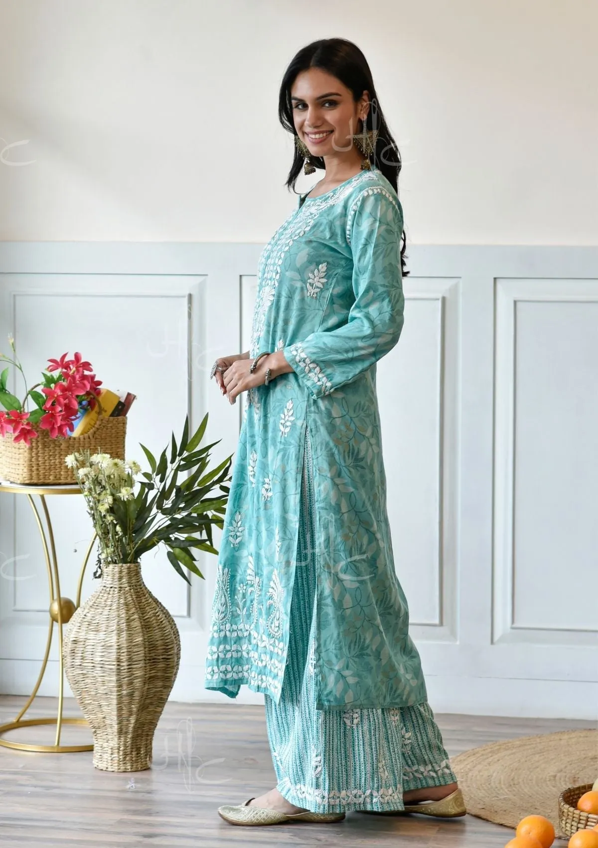 Nima Rayon Straight Kurta Set