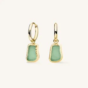 Organic Gemstone Earrings