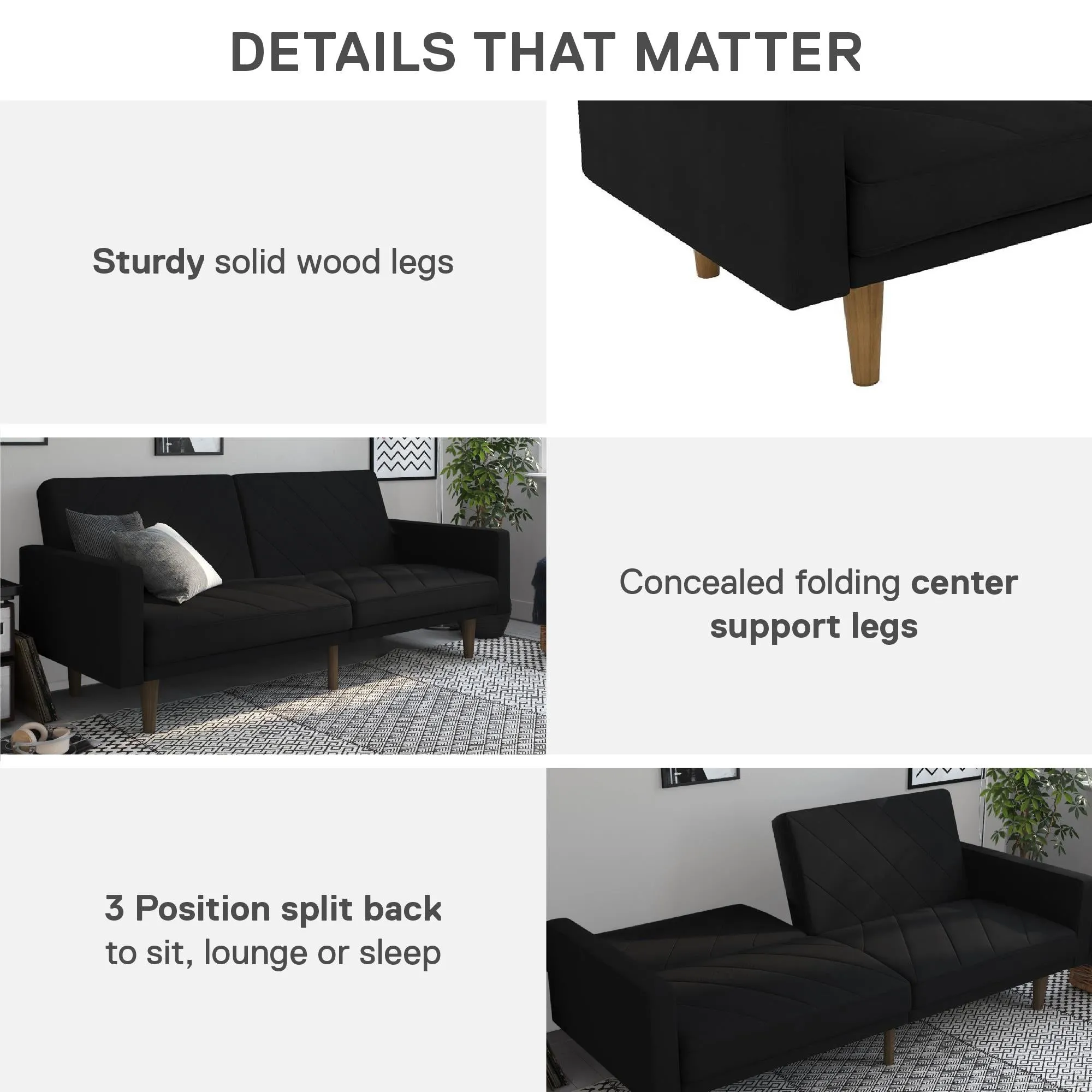 Paxson Futon Sofa Bed