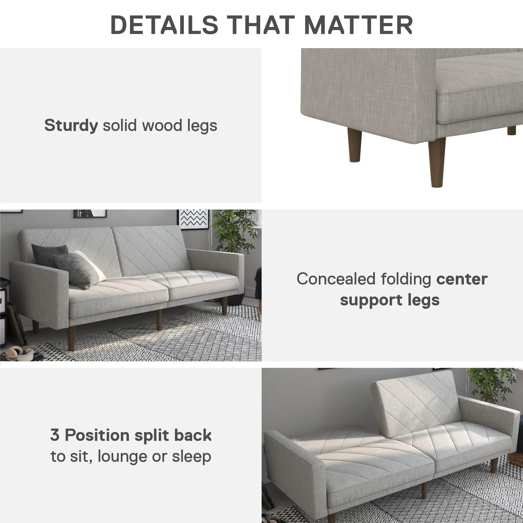 Paxson Futon Sofa Bed
