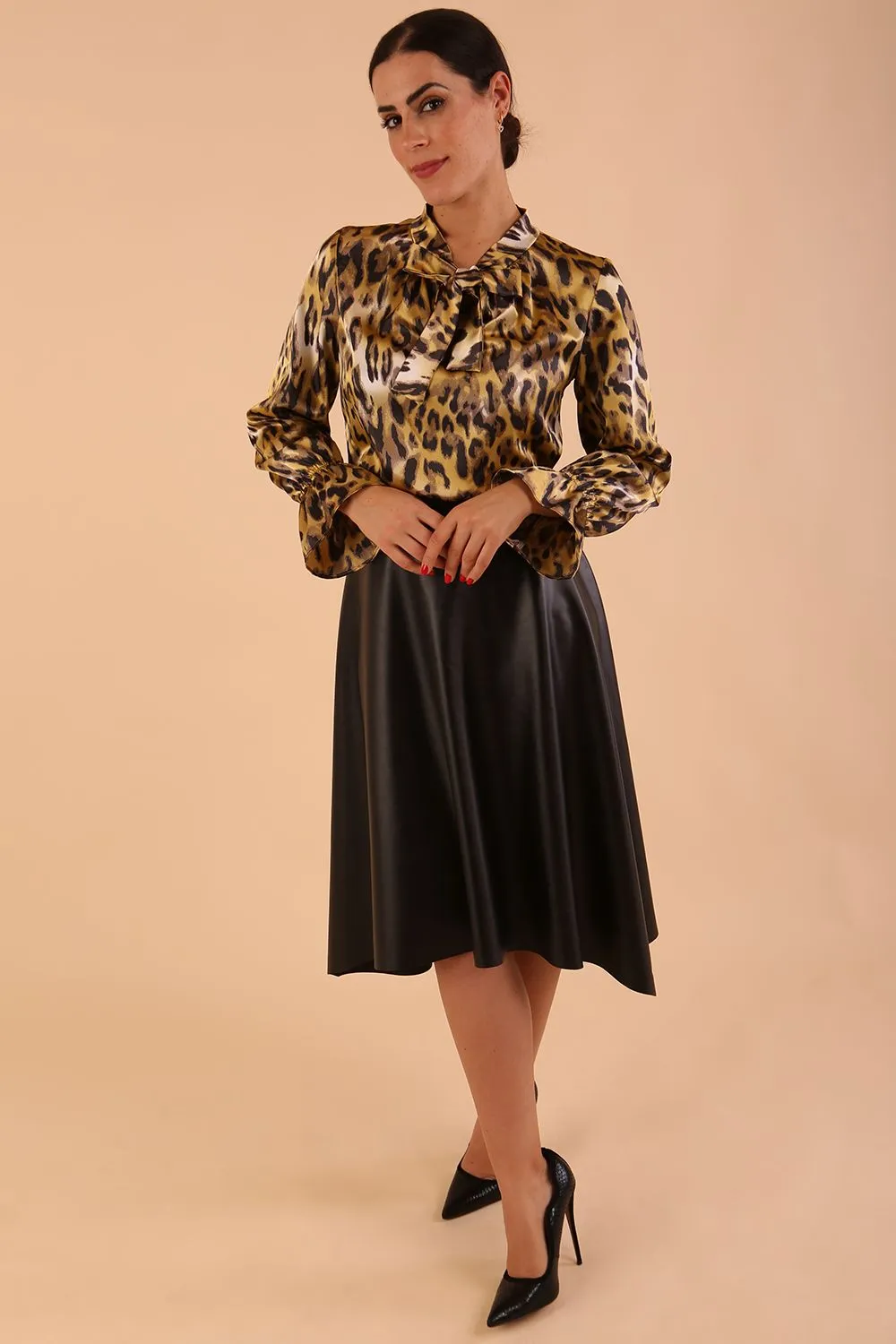 Ricky Animal Print Long Sleeved Top