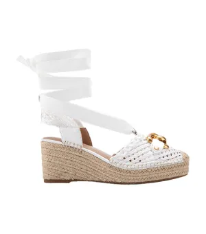 Scarlett Raffia White