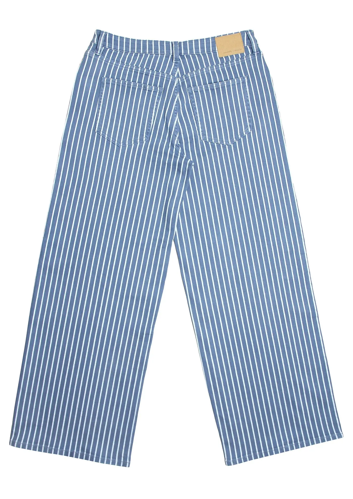 Seventy   Mochi Gracie Washed Denim Wide Stripe Jean