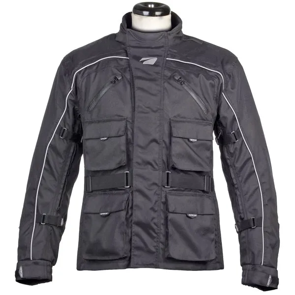 Spada Fifty5 Sahara Waterproof Motorcycle Mens Jacket - Black