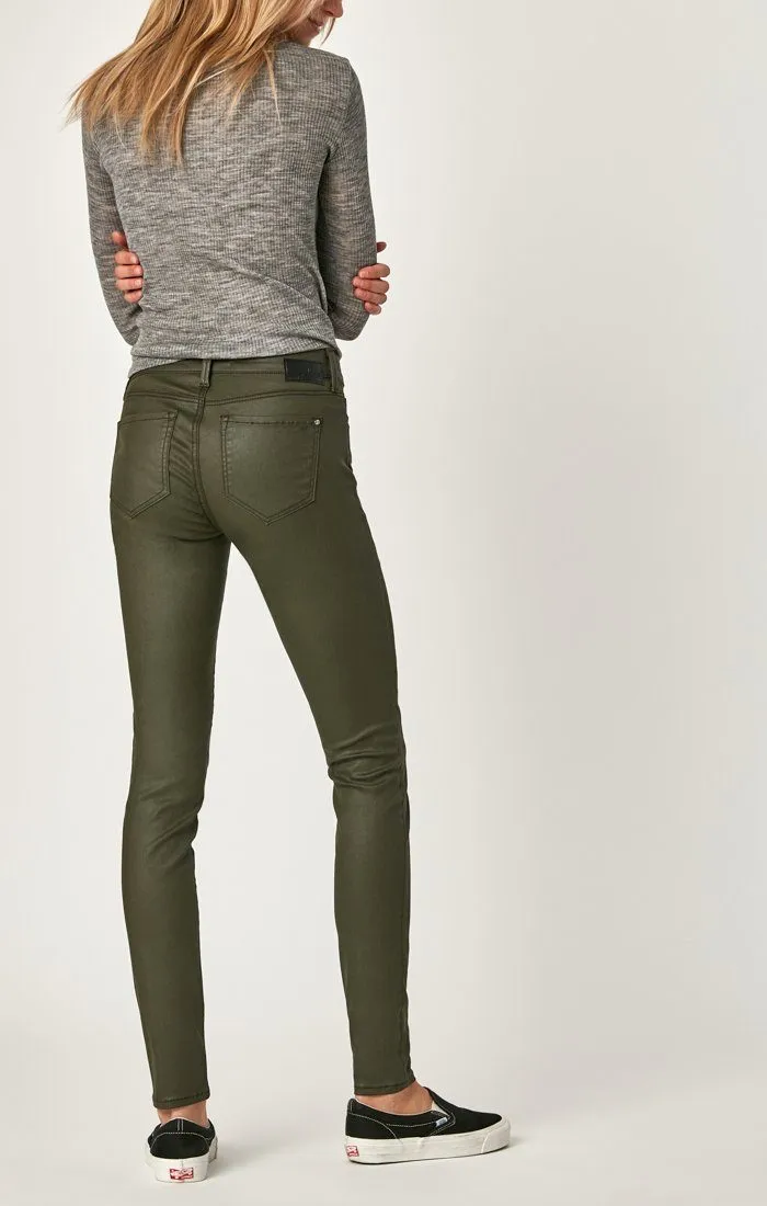 TESS SUPER SKINNY IN KHAKI JEATHER