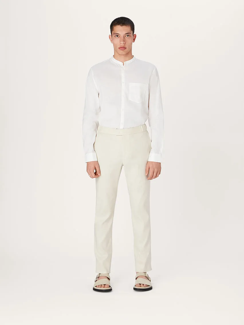 The 24 Trouser Linen || Ivory | Linen