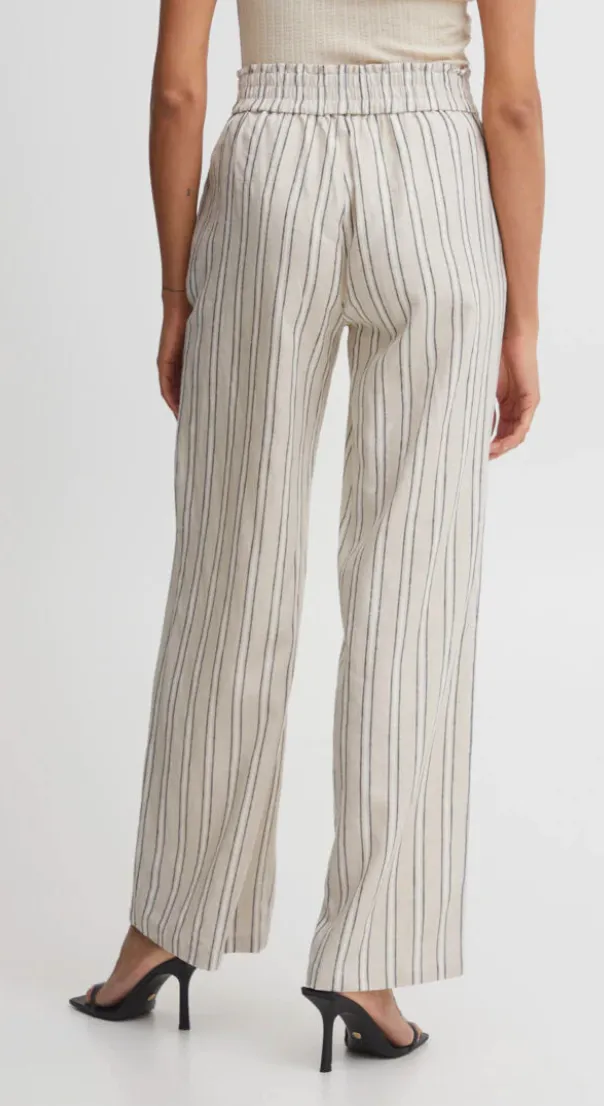 The Falakka Striped Pant - Cement Stripe - PLUS