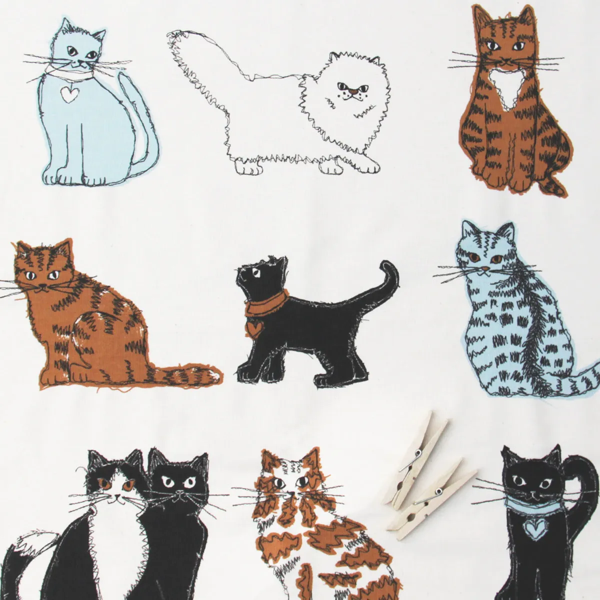 top cats tea towel