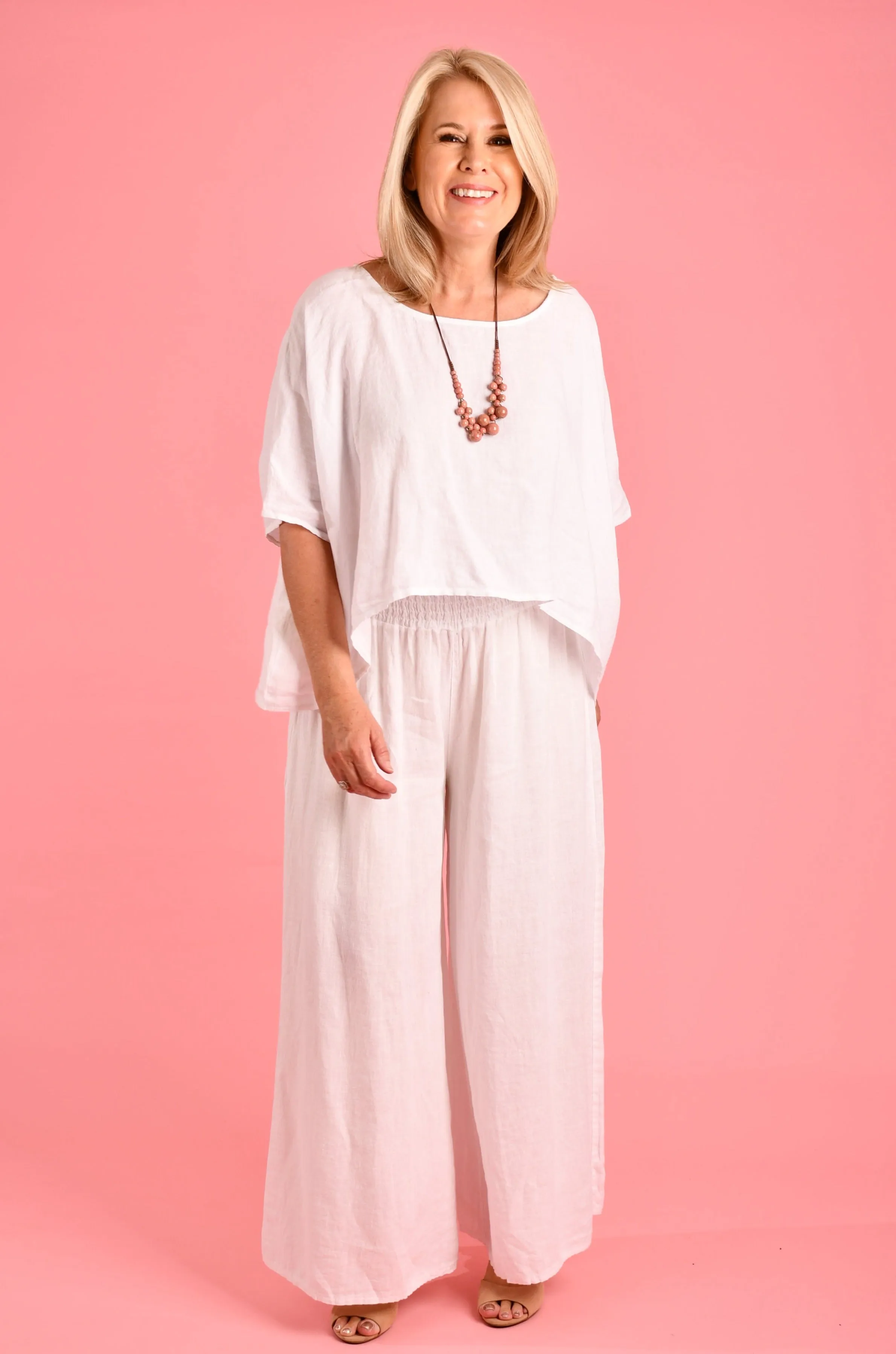 VLSP004 (24P154) - AMALFI PANT - WHITE