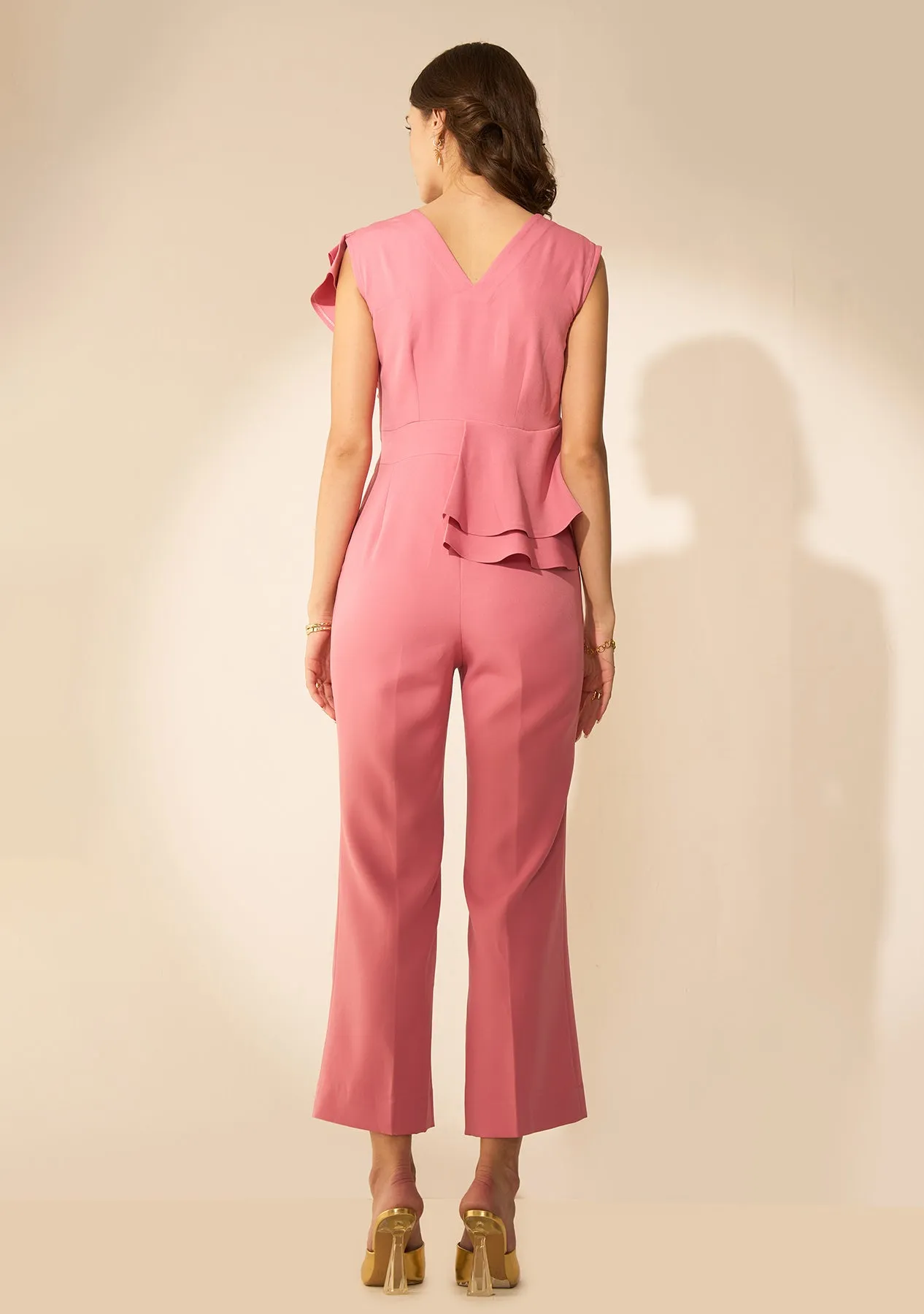 Women Solid Regular Fit Jumpsuit