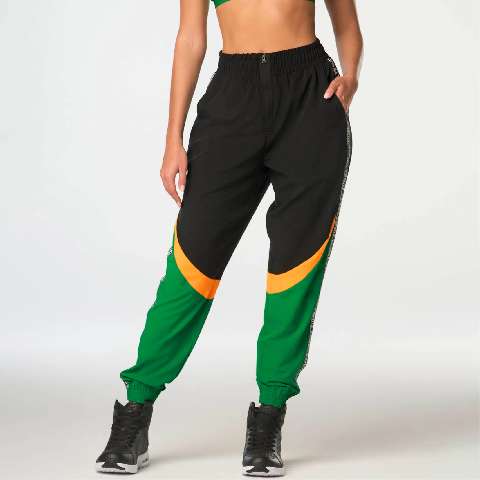 Zumba Sunset High Waisted Track Pants