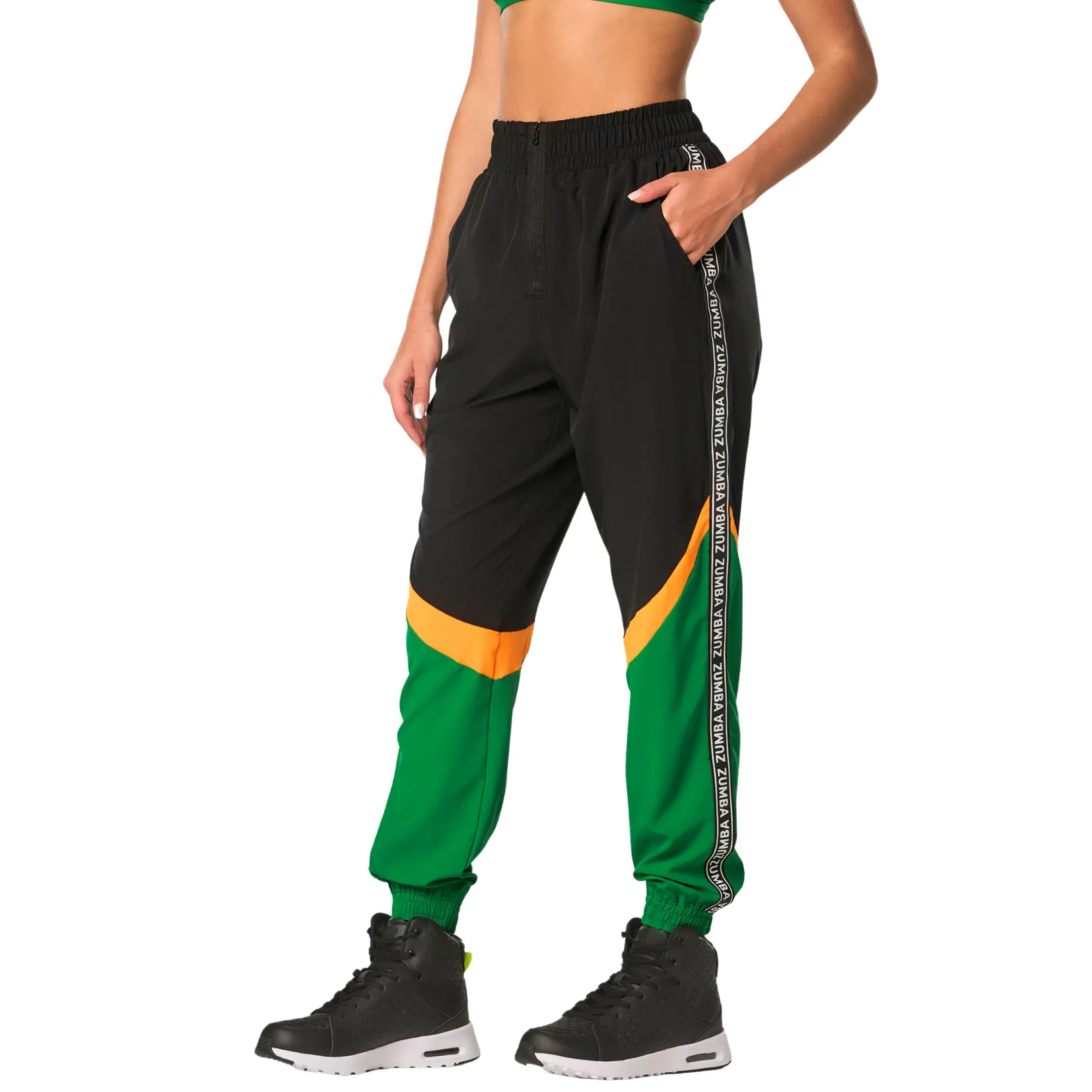 Zumba Sunset High Waisted Track Pants