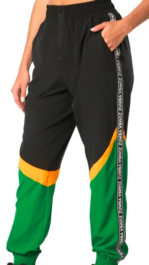 Zumba Sunset High Waisted Track Pants